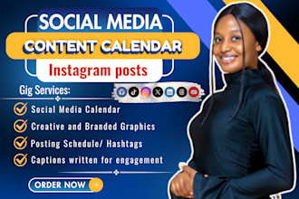 create a 30 day instagram content calendar for skincare and beauty brands