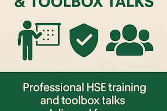 design hse trainings and toolbox talks for workplace safety