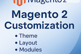 customize your magento 2 website, theme, and modules