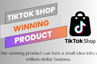 hunt winning product for tiktok shop