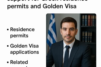 provide legal support for greek asylum, residence permits and golden visa