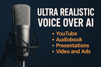 create ultra realistic ai voice overs