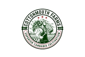 design beautiful motivation cannabis farm logo