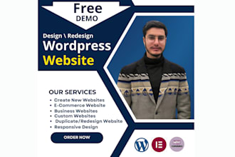 rebuild, redesign, deplicate, copy clone your wordpress website
