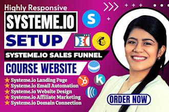 do systeme io sales funnel course website systeme io landing page design expert