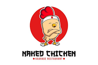 design colorful restaurant chicken logo