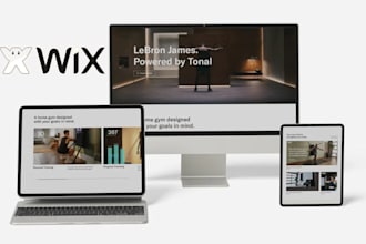 redesign wix gym hotel booking life coach website or wix landing page design