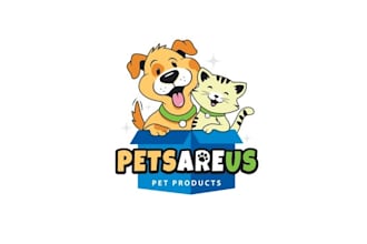 make luxurious powerful new logo for pet products