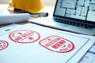 draw and professionally seal architectural and mep plans for city permits