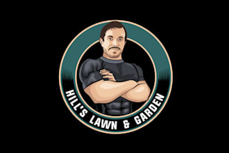 design creative high resolution lawn service logo