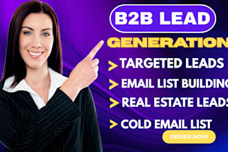do cold email leads, web research, lead generation, e commerce, real estate