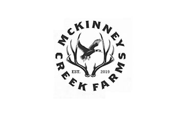 design sustainability deer and duck hunting logo