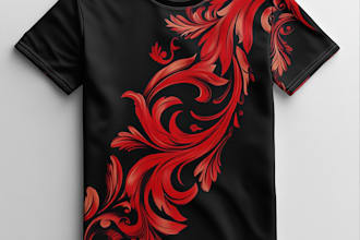 do distressed or worn t shirt design