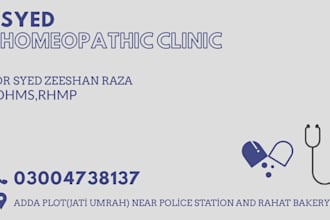 design clean business card, visiting card within 24 hour