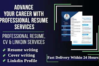 design a professional, modern, and ats friendly CV resume