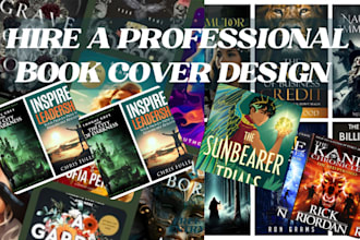 design a professional book cover for kindle, paperback, or KDP, publishing