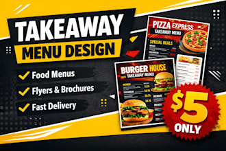 design food ,restaurant, takeaway menu,static TV screen menu