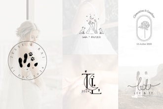 create wedding logo design