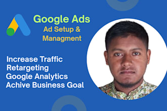 setup and manage google ads, PPC campaigns, and admanager expertly