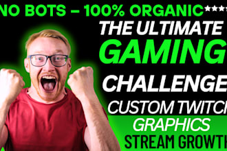create best twitch overlay stream package and logo