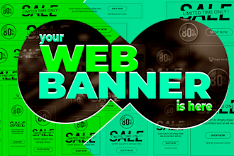 do web banner signage cover of facebook youtube linkedin