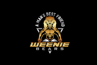 design awesome classic gummy bears logo for men