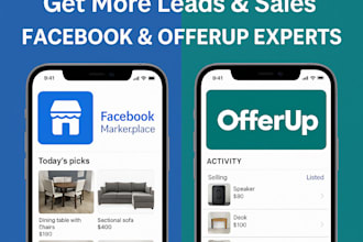 post your ads on facebook marketplace and offerup to boost sales