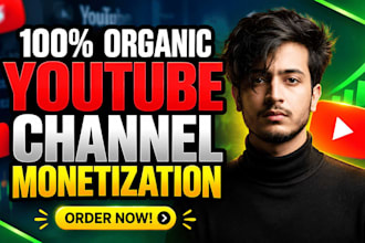 do organic youtube channel monetization promotion
