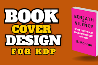 design book covers for KDP ebook, paperback, and hardcover
