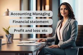 do accounting and bookkeeping using or profit and loss