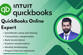 handle your books as a quickbooks expert