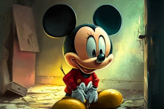 do turn your portrait into a disney style cartoon