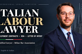 review employment contracts, nda, letter of intent as labour lawyer in italy
