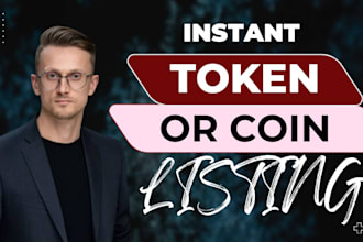 get your token or coin listed on any dex cex top crypto exchange platforms