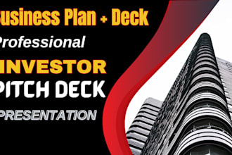 write and powerpoint presentation and investor pitch deck design google slides