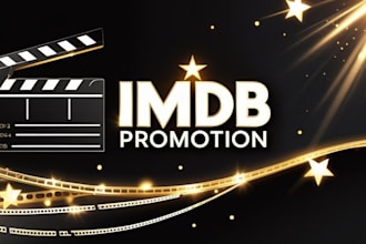 do organic imdb promotion for your imdb profile and increase your startmeter