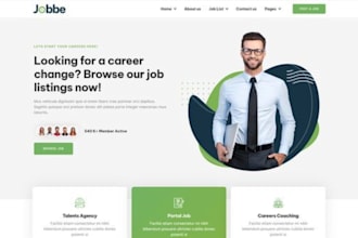 design job board website, agency recruitment website, agency, job board website