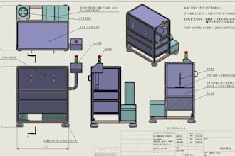 make mechanical 2d drawings, 3d models, auotcad solidworks