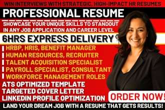 write human resources resume manager hr assistant talent acquisition sourcer cv