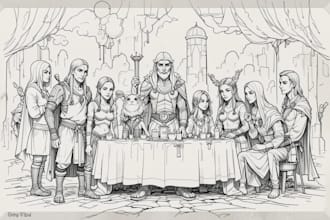 draw your dnd party
