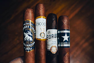 make unique cigar label, cigar logo, ring, band and box design for your brand