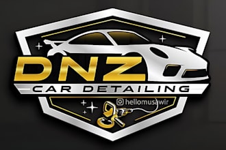 do modern auto dealership, car detailing, auto repair and automotive logo design