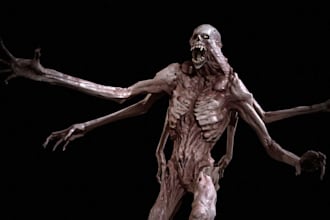 stlk 3d nsfw creature character,3d fab background,ue5 model,animal anatomy,rig3d