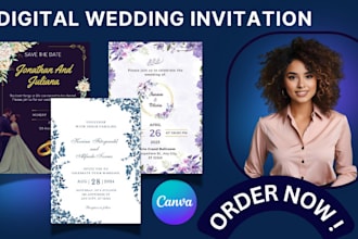 design elegant custom wedding invitations and watercolor save the dates