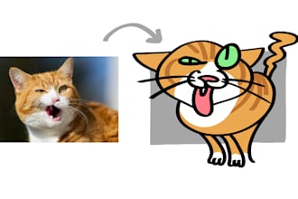 make a character portrait for dog, cat or any pet