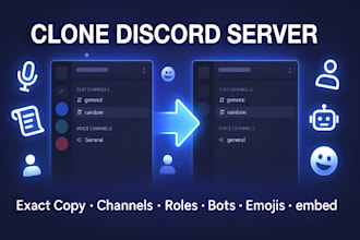 clone or copy any discord server