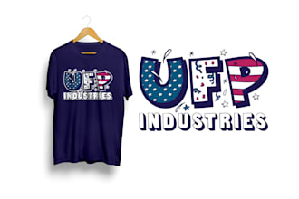 create trendy minimalist typography and custom t shirt design for your brand