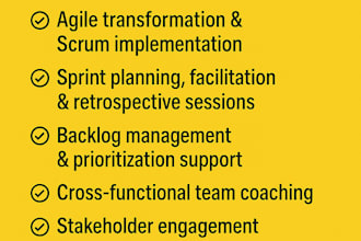 be your scrum master with 12 years of experience