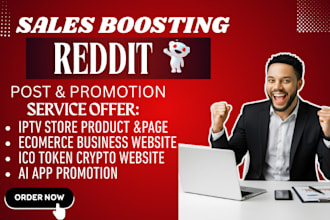 manage reddit post and comment for business website link ai app saas iptv crypto