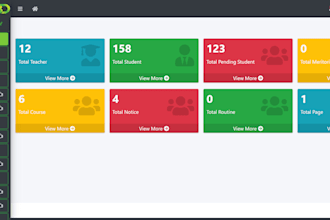 provide school, college and result management system with web view